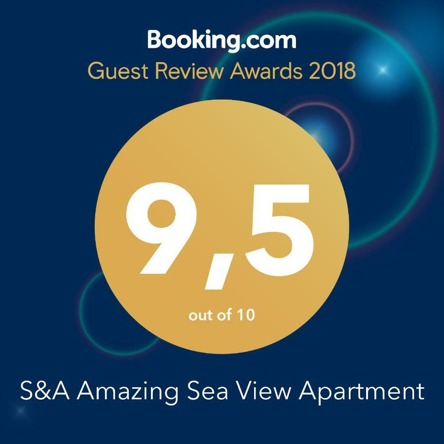 S&A Amazing Sea View Apartment Rhodes City Extérieur photo